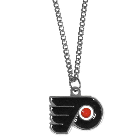 Philadelphia Flyers   Chain Necklace with Small Charm 
