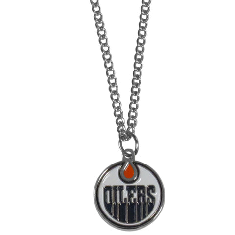 Edmonton Oilers   Chain Necklace with Small Charm 