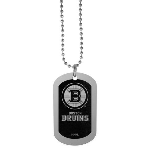 Boston Bruins® Chrome Tag Necklace