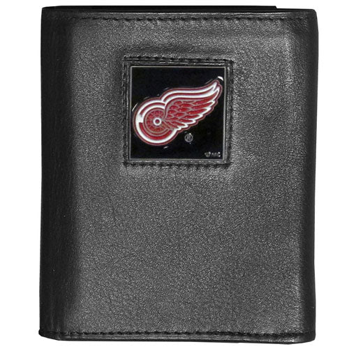 Detroit Red Wings® Deluxe Leather Trifold Wallet