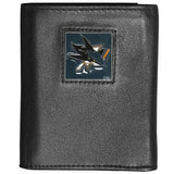 San Jose Sharks® Leather Trifold Wallet