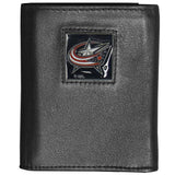 Columbus Blue Jackets® Leather Trifold Wallet