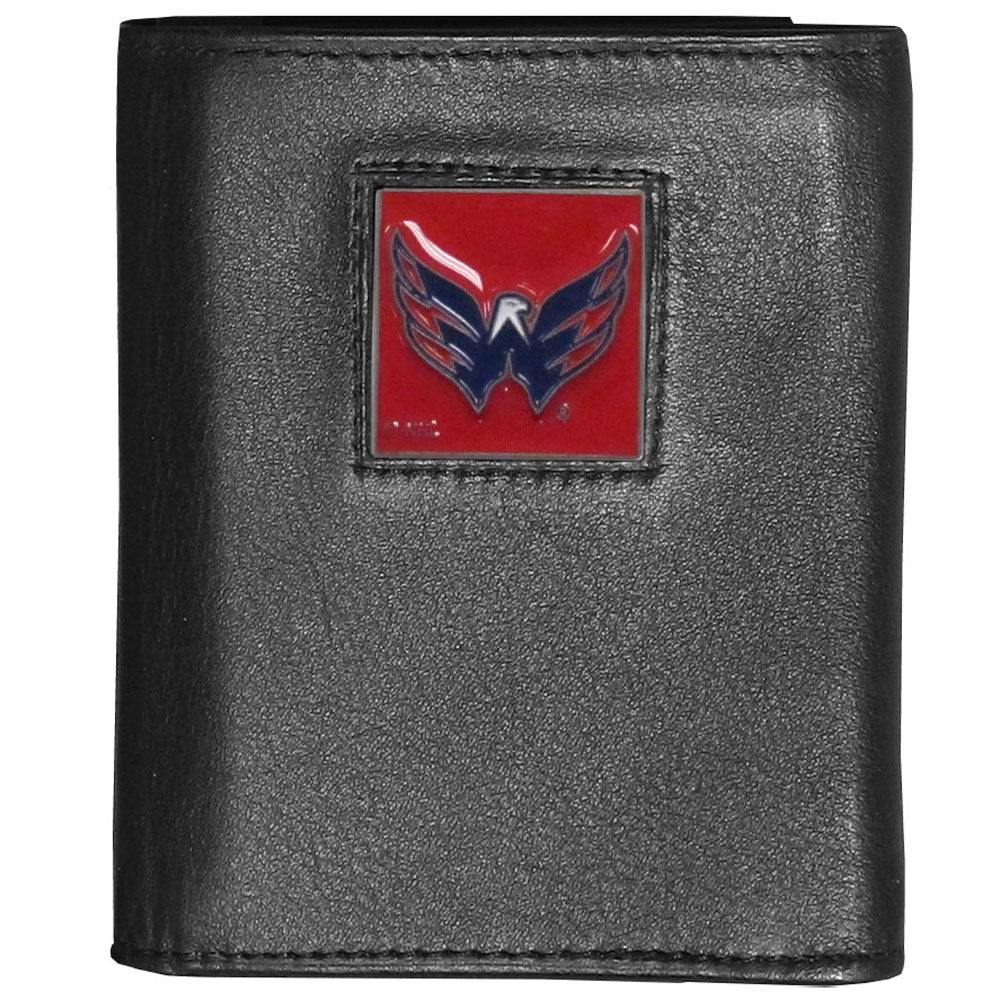 Washington Capitals® Deluxe Leather Trifold Wallet