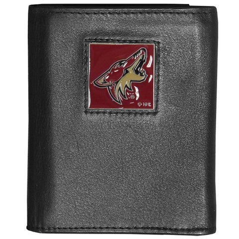 Arizona Coyotes® Deluxe Leather Trifold Wallet