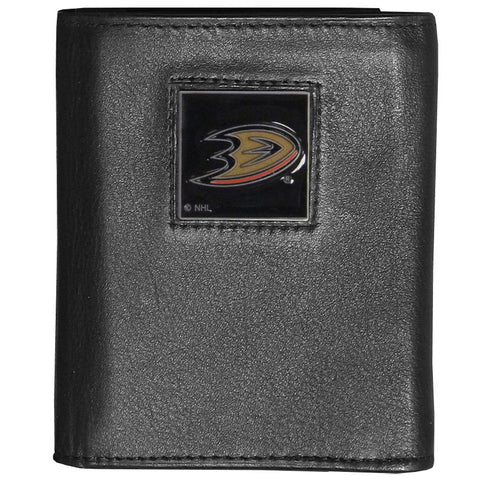 Anaheim Ducks® Deluxe Leather Trifold Wallet