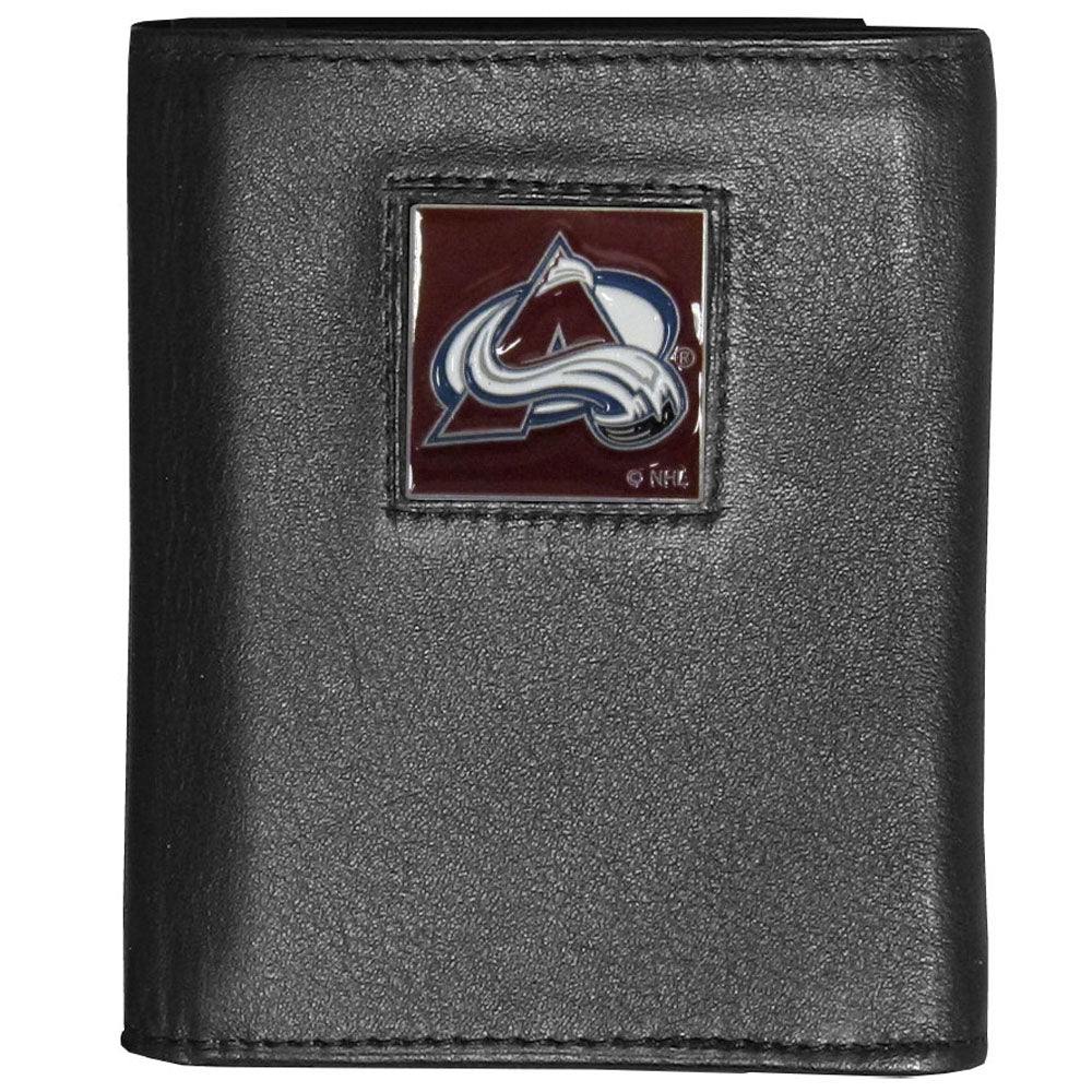 Colorado Avalanche® Deluxe Leather Trifold Wallet