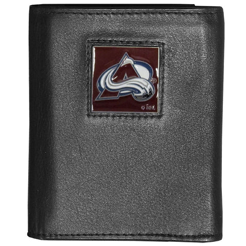 Colorado Avalanche® Deluxe Leather Trifold Wallet