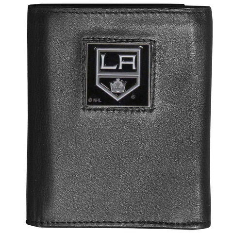 Los Angeles Kings® Deluxe Leather Trifold Wallet Packaged in Gift Box