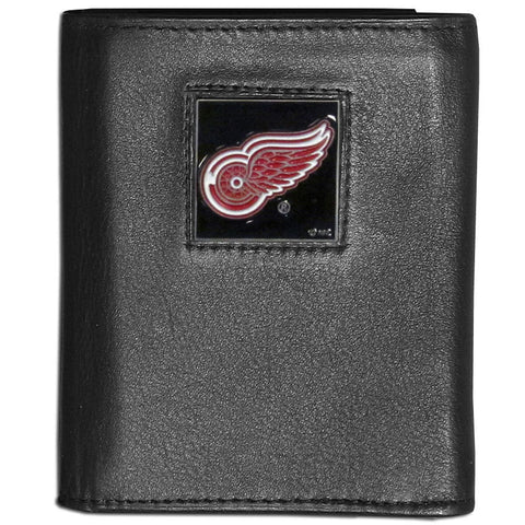 Detroit Red Wings   Leather Tri fold Wallet 
