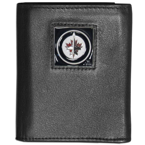 Winnipeg Jets   Leather Tri fold Wallet 