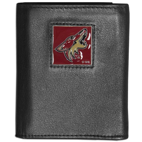 Arizona Coyotes   Leather Tri fold Wallet 