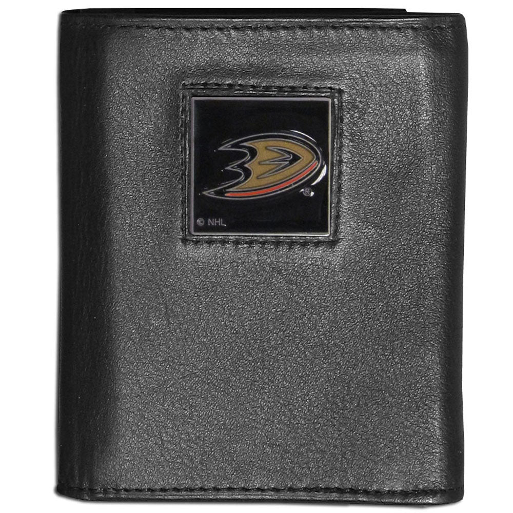 Anaheim Ducks® Leather Trifold Wallet