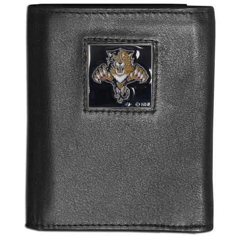 Florida Panthers   Leather Tri fold Wallet 
