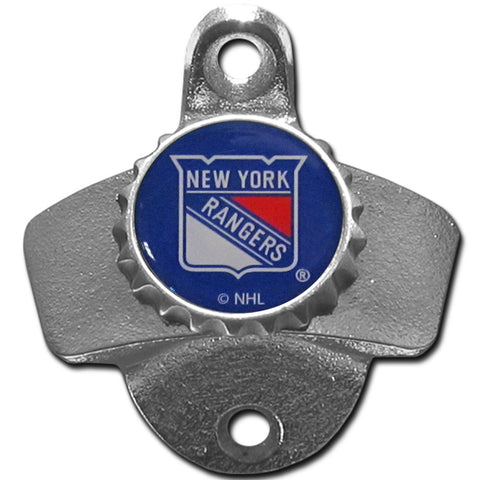 New York Rangers® Wall Mounted Bottle Opener