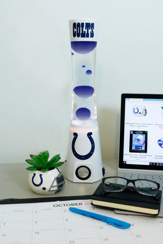 Indianapolis Colts Magma Lamp Bluetooth Speaker
