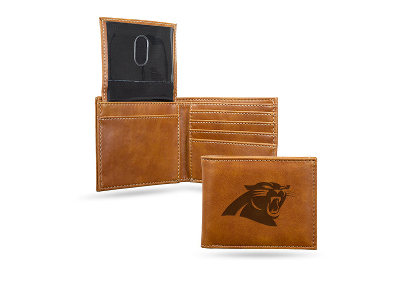 Carolina Panthers Laser Engraved Billfold