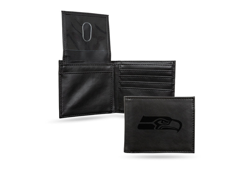 Seattle Seahawks Laser Engraved Billfold