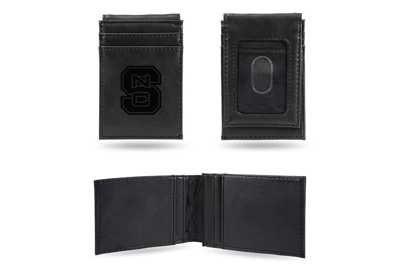 North Carolina State Wolfpack Laser Engraved Front Pocket Wallet