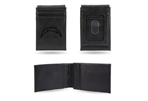 Los Angeles Chargers Laser Engraved Front Pocket Wallet