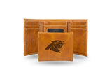 Carolina Panthers Laser Engraved Trifold Wallet