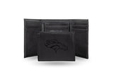 Denver Broncos Laser Engraved Trifold Wallet