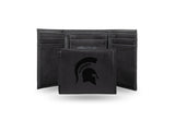 Michigan State Spartans Laser Engraved Trifold Wallet