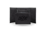 Oklahoma State Cowboys Laser Engraved Trifold Wallet