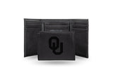 Oklahoma Sooners Laser Engraved Trifold Wallet