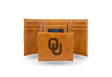 Oklahoma Sooners Laser Engraved Trifold Wallet