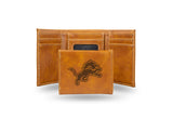 Detroit Lions Laser Engraved Trifold Wallet
