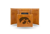 Iowa Hawkeyes Laser Engraved Trifold Wallet