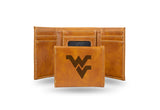 West Virginia Mountaineers Laser Engraved Trifold Wallet