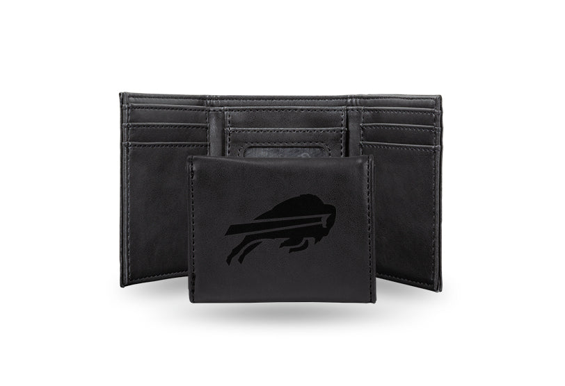 Buffalo Bills Laser Engraved Trifold Wallet