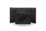 Detroit Red Wings Laser Engraved Trifold Wallet