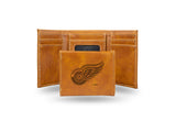 Detroit Red Wings Laser Engraved Trifold Wallet