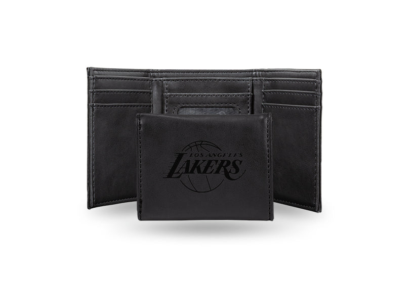 Los Angeles Lakers Laser Engraved Trifold Wallet
