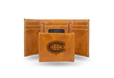 Montreal Canadiens Laser Engraved Trifold Wallet