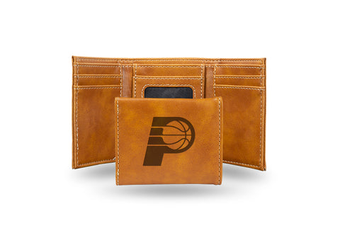 Indiana Pacers Laser Engraved Trifold Wallet