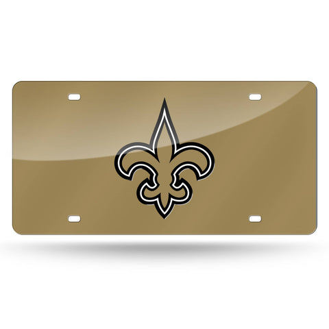 New Orleans Saints Laser Cut License Tag