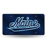 Maine Black Bears Laser Cut License Tag