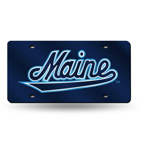Maine Black Bears Laser Cut License Tag