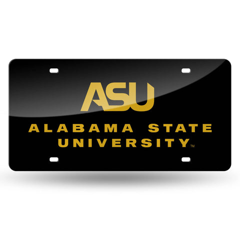 Alabama State Hornets Laser Cut License Tag