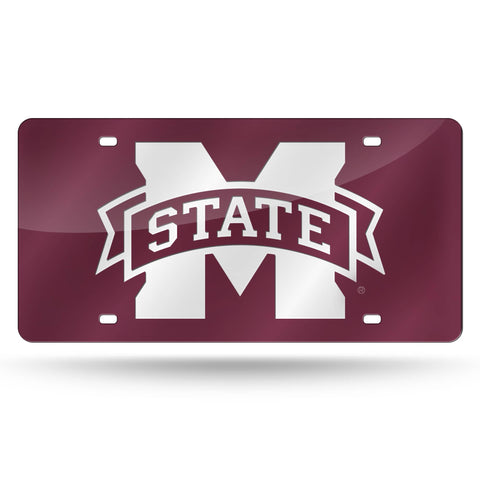 Mississippi State Bulldogs Laser Cut License Tag