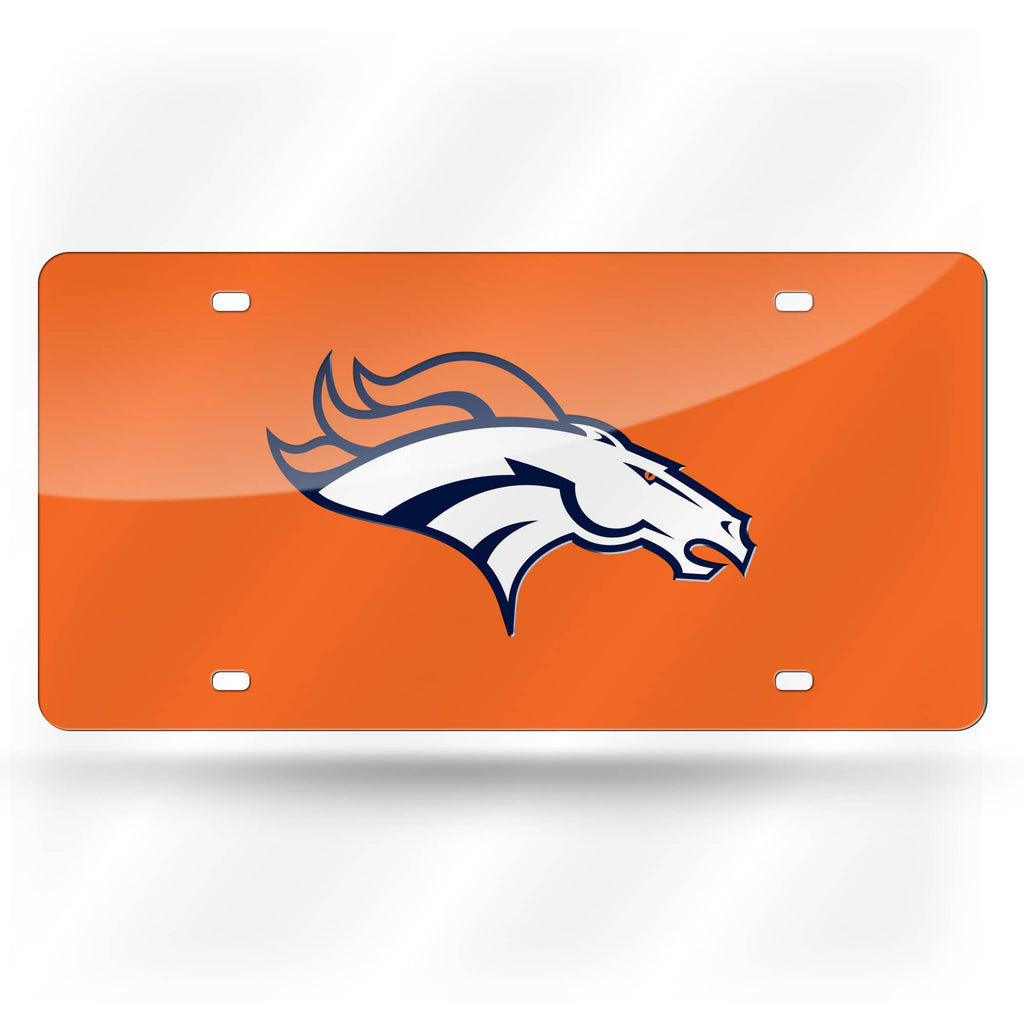 Denver Broncos Laser Cut License Tag