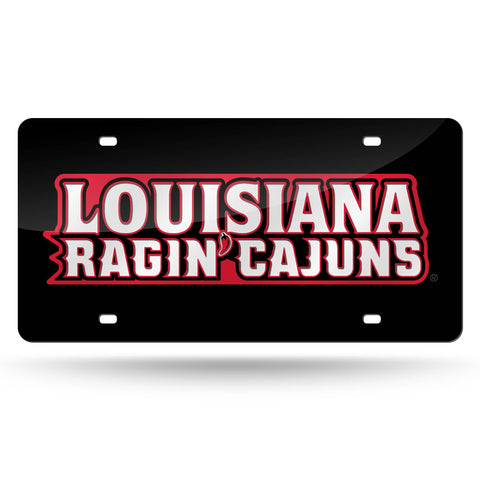 Louisiana Ragin' Cajuns Laser Cut License Tag