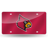 Louisville Cardinals Laser Cut License Tag