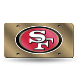 San Francisco 49ers Laser Cut License Tag