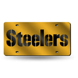 Pittsburgh Steelers Laser Cut License Tag