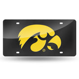 Iowa Hawkeyes Laser Cut License Tag