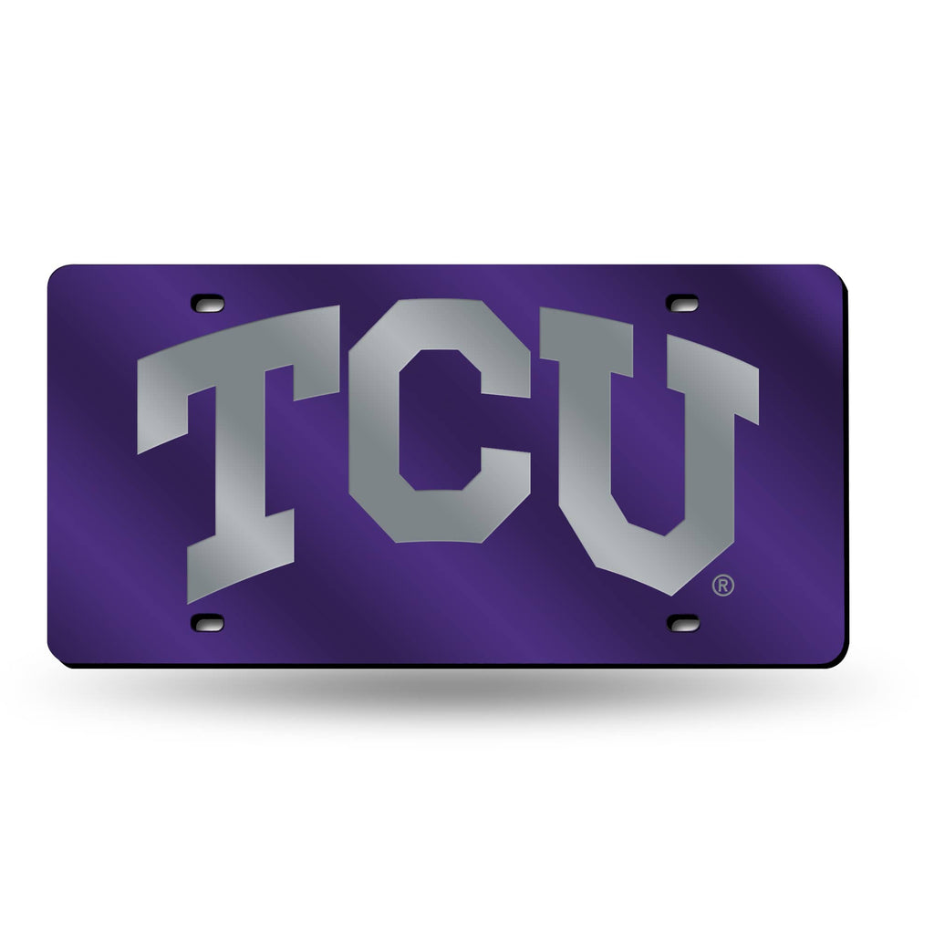 TCU Horned Frogs Laser Cut License Tag